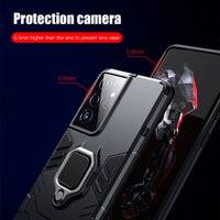 Shockproof Armor Case with Ring Stand for Samsung S22 S21 S20 Series