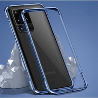 Metal Frame Luminous Shockproof Aluminum Bumper Protect Cover for Samsung S20 Series