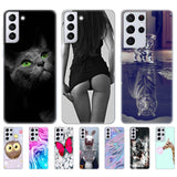 Unique Cartoon Silicon TPU Bumper Case For Samsung Galaxy S21 Series