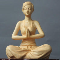 Character statue yoga beauty