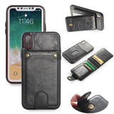 Brand New Design Flip Leather Back Case for iphone X 8 7 6