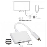 Lighting to HDMI Digital AV Adapter Cable For iPhone to HD TV