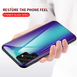 Hard Glass Slim Coque Case For Samsung Galaxy S22 S21 S20 Ultra Plus