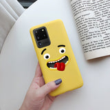 High Quality TPU Soft Silicone Case Cute Painting For Samsung S20