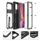 New Metal With Built in Screen Protector Waterproof Shockproof Back Case For iPhone 13 12 Pro Max Mini