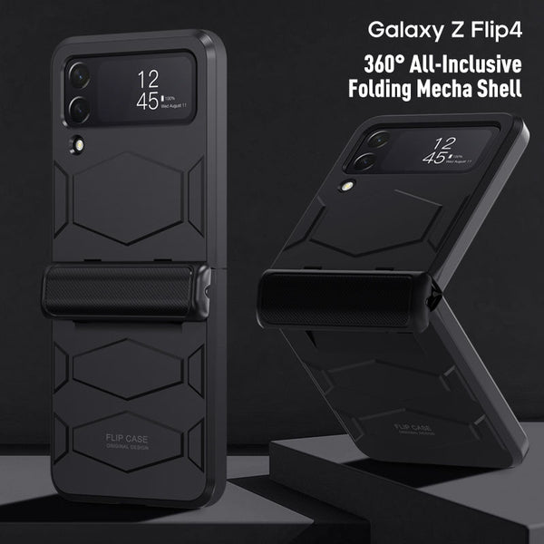 Armor Case with Bracket Rugged for Samsung Galaxy Z Flip 4