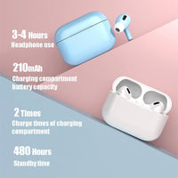 Wireless Earphone MX Air 3 Pro Bluetooth Earrbuds Noise Reduction GPRS Stereo Headset