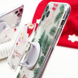 Merys Christmas Case with Quicksand Doll Holder For iPhone 13 12 11 Serie