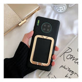 2021 New Trendy Metal Square Buckle Phone Case for iPhone 12 11 Series