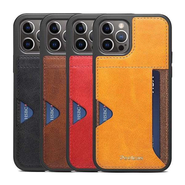 Best Quality Comfortable Shock Proof Card Pocket Wallet Case for iPhone 12 Series