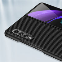 Carbon Fiber Texture Shockproof Protective Case for Samsung Galaxy Z Fold 3 Fold 2