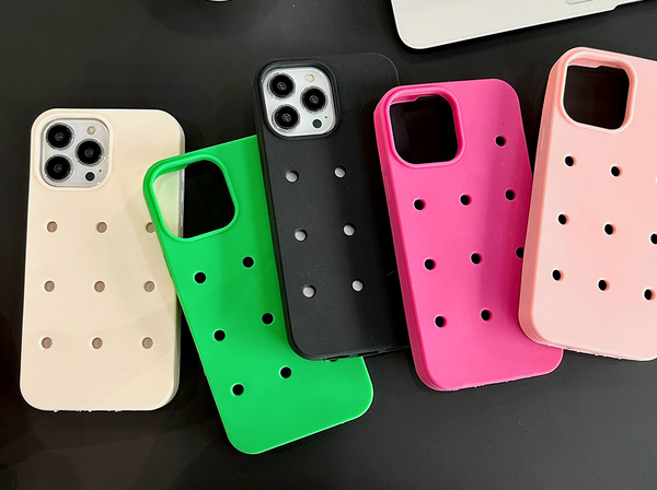 Breathable Hole Matte Soft Silicone Cases For iPhone 14 13 12 series