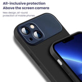 Camera Protection Liquid Silicone Case for iPhone 14 13 12 11 series