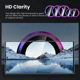 2 Pcs Camera Lens Protector Tempered Glass Camera Cover for Samsung Galaxy S23 Ultra Plus