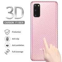 2 in 1 Carbon Fiber Camera Lens Protector for Samsung Galaxy S20 Series