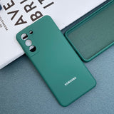 TPU Soft Touch Back Protective Cover Silky Silicone No Fingerprint Case for Samsung Galaxy S21 Series