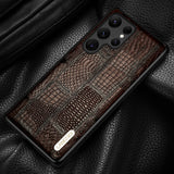 Luxury Leather Shockproof Case for Samsung Galaxy S23 S22 Ultra Plus