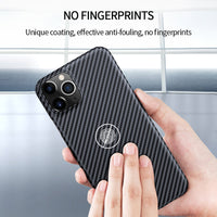 Real Pure Carbon Fiber Phone Back Cover Ultra Thin Anti Fall Case for iPhone 11 & 12 Series