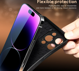 Premium Leather Shockproof Magnetic Wireless Charging Case for iPhone 14 13 12 series