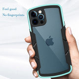 Anti drop Silicone Transparent Protective Phone Case for iPhone 12 11 XS Series