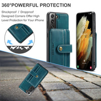 Luxury Magnetic Safe Leather Wallet Case For Samsung Galaxy S22 Ultra Plus S21FE