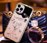 Shockproof Glitter Rhinestone Diamond Metal Bumper Case For iPhone 14 13 12 series