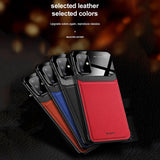 Leather mirror Case s20 ultra