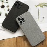 Soft Suede Leather Anti knock Full Protection Case For Apple iPhone 12 11 Series