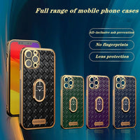 Electroplated Braided Silicone Case for iPhone 11 12 Series