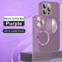 Original Luxury Camera Protector Matte Case For iPhone 14 13 12 series