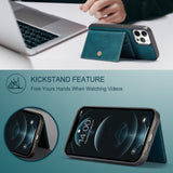 2 In 1 Magnetic Wallet Luxury Leather Phone Case for IPhone 13 Series