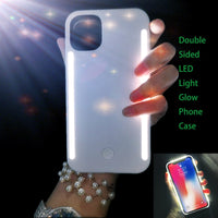 LED Light Glow Phone Case Double Sided For iPhone 11 Series