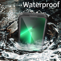 IP68 Waterproof Wireless Charging Transparent Armor Case for iPhone 14 series
