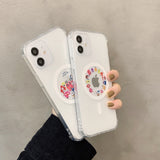 Funny Cartoon Monster Clear Soft TPU Cover Case for iPhone 12 11 Series