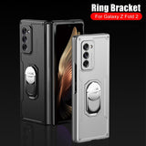 Luxury Armor Shockproof Ring Holder Flip Case For Samsung galaxy Z Fold 2