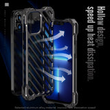 New Breathable Hole Heat Dissipation Metal Case for iPhone 13 12 Series