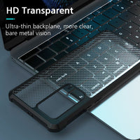 Luxury Transparent Carbon Fiber Texture Slim Case For HuaWei Mate 40 Sẻie