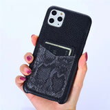 Luxury Card Holder Leather Case for iPhone 11 Series