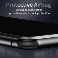 Bumper Metal Aluminum Frame Cover Airbag Shockproof Case for Samsung Galaxy Note20 Ultra