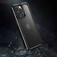 Armor Carbon Fiber Transparent Armor Case for iPhone 13 series