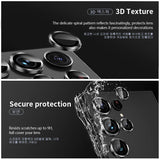 Camera Lens Protector Aluminum Alloy Metal Tempered Glass For S22 Ultra Plus