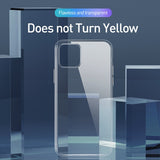 Ultra Thin Soft TPU Silicone Transparent Clear Phone Case For iPhone 12 Series