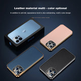 Plating Porsche Pattern Leather Case For iPhone 13 12 11 Series