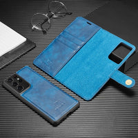 Luxury Genuine Leather Card Wallet Flip TPU Magnet Case For Samsung Galaxy S21 Series