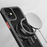Magnetic Adsorption Wireless Charging Soft Bumper Anti Knock Case For iPhone 12 Series
