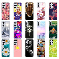 Unique Cartoon Silicon TPU Bumper Case For Samsung Galaxy S21 Series