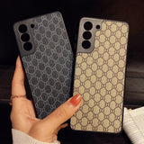 Fashion PU Leather Luxury Phone Case For Samsung Galaxy S21 S20 Note 20 Series