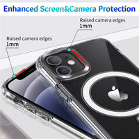 Transparent Shockproof Case for iPhone 13 12 11 Pro Max Mini