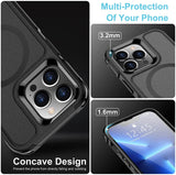 Magnetic Case Military Grade Protection Back Shockproof Phone Case for iPhone 13 12 Pro Max Mini