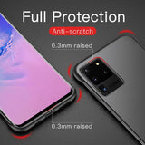 Frameless Clear Matte Hard Phone Case For Samsung S20 Note 20 S10 Note 10 Series